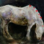 Sarah McRae Morton, Valentine, 2018, Oil on linen, 50 x 70 inches - SOLD