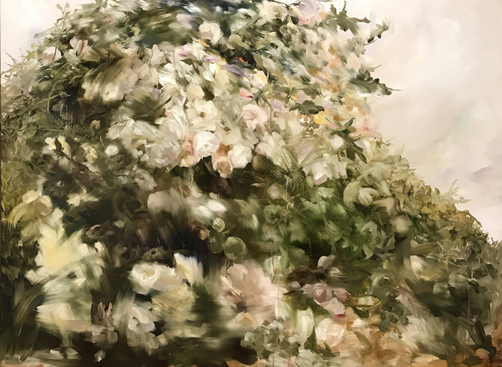 Sarah McRae Morton, Wave Break, 2019, Oil on linen, 36 x 48 inches