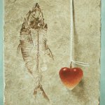 Greg Mort, Heart of Stone, 2014, watercolor, 24 x 19 inches