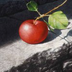 Greg Mort, Mending Wall, 2015, watercolor, 21 x 28 inches