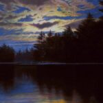 Greg Mort, Midnight Hour, 2015, Pastel on Paper, 29 x 43 inches