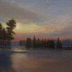 Greg Mort, Still Water, 2015, oil, 20 x 24 inches