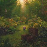 Scott Prior, Barbecue in Autumn, 2008, oil on panel, 18 x 15 inches