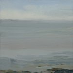 Christine Lafuente, Ocean, 2014, oil on linen, 12 x 12 inches