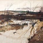 Andrew Wyeth, Early Settlers Home, 1952, watercolor, 21 x 29 inches