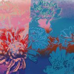 Andy Warhol, Kiku, 1983, color screenprint, 19 1/2 x 26 inches