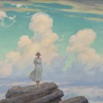 Charles Courtney Curran, The Veiled Cloud, oil on board, 25 x 29 inches
