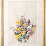 Charles Demuth, Nosegay, watercolor and gouache on paper, 18 x 12 inches