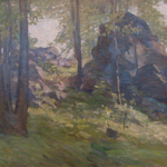 N.C. Wyeth (1882-1945), Boulders, c. 1911/1912, Oil on canvas, 25 x 30 inches