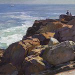 Edward H. Potthast, Rockbound Coast Ogunquit, oil on canvas, 25 x 30 inches