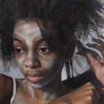 Margaret Bowland, Twelve, 2013, pastel, charcoal, and acrylic mounted on paper on canvas, 56 x 46 inches