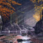 Timothy Barr, Cathedral, oil on panel, 24 x 20 inches