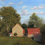 Timothy Barr, The Oley Valley, oil on panel, 18 x 24 inches
