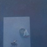 Debra Bermingham, The Fisherman's Wife, 2012, oil on panel, 17 1/2 x 14 1/2 inches