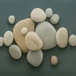 Alan Magee, The Hurlers, 2015, acrylic on canvas, 40 x 50 inches