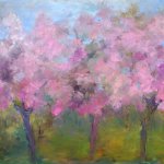 Mary Page Evans, Arden Green, oil on linen, 53 x 60 inches