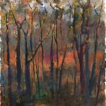 Mary Page Evans, Life Tree, Oil on canvas, 67 x 55 inches