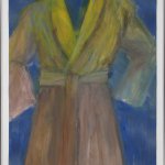 Jim Dine (b.1935), Untitled (Robe IV), 1979, oil on paper, 41 1/2 x 29 1/2 inches