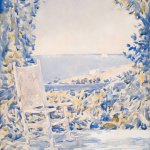 Childe Hassam (1859-1935), A Shady Spot, 1892, watercolor on paper, 20 x 14 inches