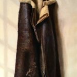 Judith Kudlow, Pilot of the Greatest Generation, 2017, oil on canvas, 42 x 22 inches