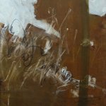 Vicki Vinton, Mystery Dream, 2017, combined mediums on board, 36 x 24 inches