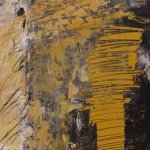 Vicki Vinton, Thin Ice, 2017, mixed media on panel, 20 x 16 inches