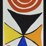 Alexander Calder (1898 - 1976), Kakemono, 1971, Gouache and ink on paper, 16 x 50 inches