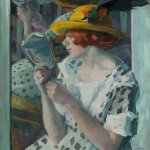Jane Peterson (1876 - 1965), The Flapper, circa 1929, Oil on canvas, 30 x 24 inches