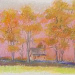 Wolf Kahn (b. 1927), Brilliant Landscape, 1991, Pastel on paper, 21 x 29 inches