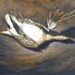 Michael Doyle, Fallen, 2018, Oil on canvas, 30 x 24 inches