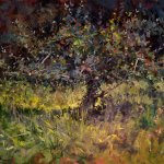 Michael Doyle, Summer Apples, 2018, Oil on panel, 24 x 20 inches