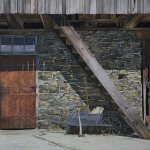 Peter Sculthorpe, Summer's Rest, 2018, Watercolor on mounted rag, 40 x 48 inches