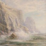 William Trost Richards (1833-1905), Cornish Coast, 1894, Watercolor on paper, 26 1/4 x 21 1/4 inches