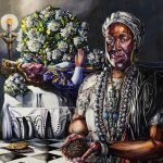 Holly Trostle Brigham, Hilaria Batista de Almeida, 2015, Watercolor, 29 1/2 x 29 1/2 inches