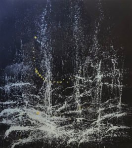 Pat Steir, Starry Night, 2000, Photogravure aquatint and pochoir, 28 7/8 x 25 3/8 inches, AP-9 of 10, Edition of 30