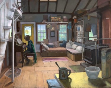 Shawn Fields, Heart and Soul, Oil on board, 30 x 37 inches