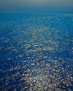 Theo Platt, Azure, 2018, Oil on canvas, 60 x 48 inches