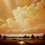 Victoria Adams, Beyond, 2020, Oil on linen panel, 8 x 8 inches