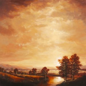 Victoria Adams, Even Now, 2019, Oil on linen panel, 8 x 8 inches