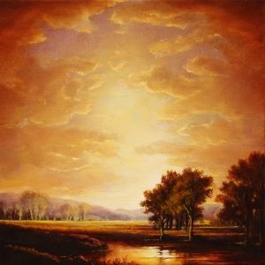 Victoria Adams, Opening Up, 2020, Oil on linen panel, 8 x 8 inches