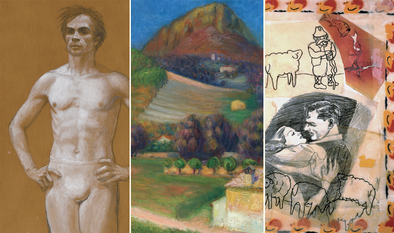 Jamie Wyeth, William Glackens (Property of the Sansom Foundation), Red Grooms