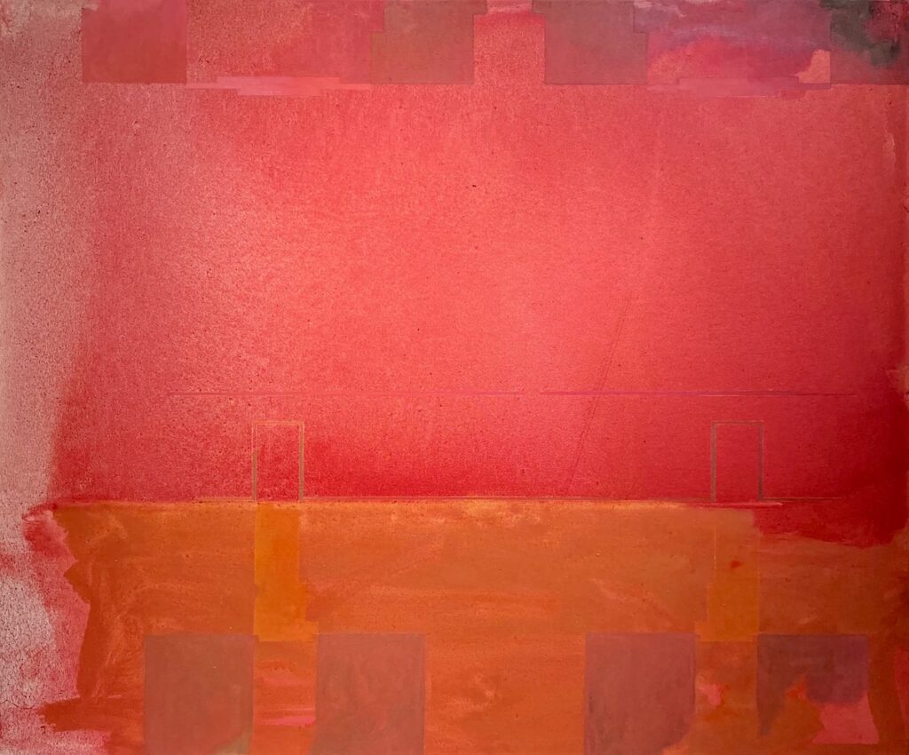 Graham Dougherty, An Increasing Distance (II), 2017, Acrylic and oil on canvas, 30 x 36 inches