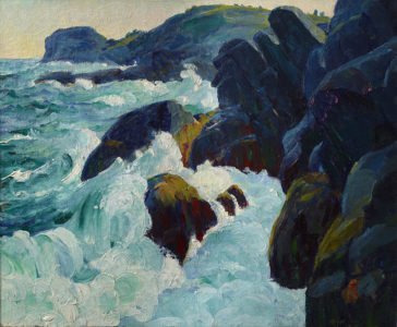 Leon Kroll, Gull Rock, 1913, Oil on canvas, 25 x 30 inches