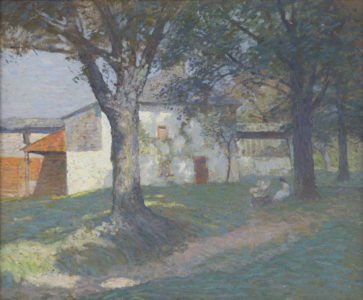 N.C. Wyeth (1882-1945), The Artist's Studio (SOLD), c. 1908-1910, Oil on canvas, 25 ¼ x 30 ¼ inches
