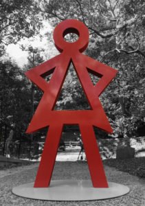 Vicki Vinton, Presence, 2019, Steel, 76 x 45 x 6 inches