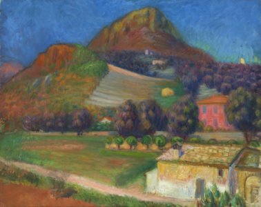 William Glackens, Le Baou des Blancs, Oil on canvas, 25 ½ x 31 ¾ inches