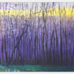 Wolf Kahn, Yellow Top of the Ridge (SOLD), 2004, Oil on canvas, 36 x 52 inches