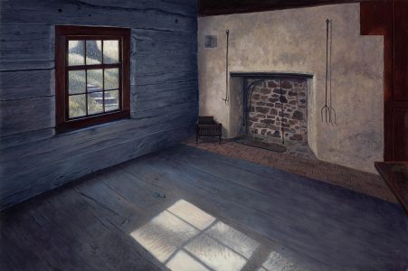 Timothy Barr, Hellam Preserve, Oil on panel, 16 x 24 inches