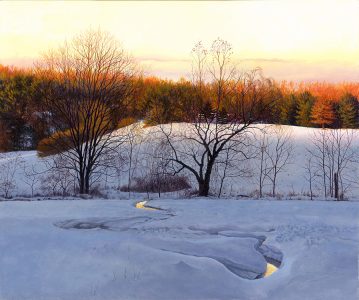 Timothy Barr, Moselem Springs, Oil on panel, 20 x 24 inches