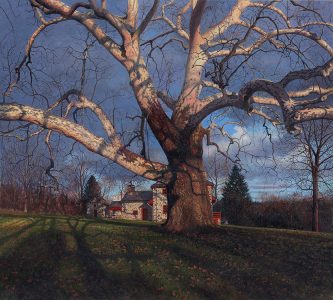 Timothy Barr, Raking Light, Oil on panel, 27 x 30 inches